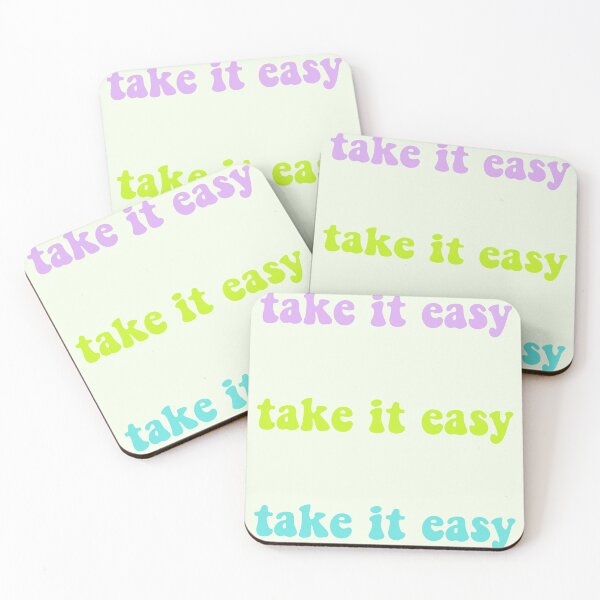 Item preview, " take it easy " Typography  designed and sold by hannahvira.
