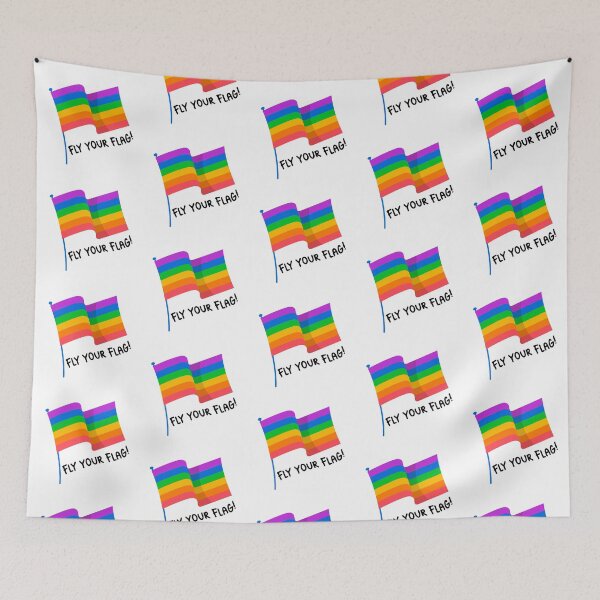 Item preview, Rainbow Flag Pride Month LGBTQIA designed and sold by StickerbashCo.