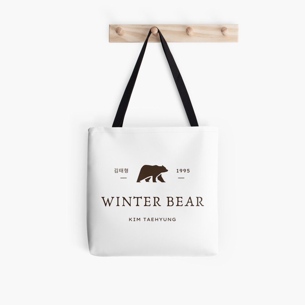 BTS V Taehyung Winter Bear Vante Tote Bag