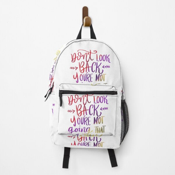 Item preview, Don't look back, you aren't going that way quote designed and sold by ManifestoDesign.