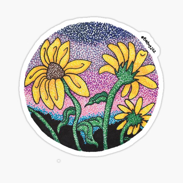 Sunflowers Sticker