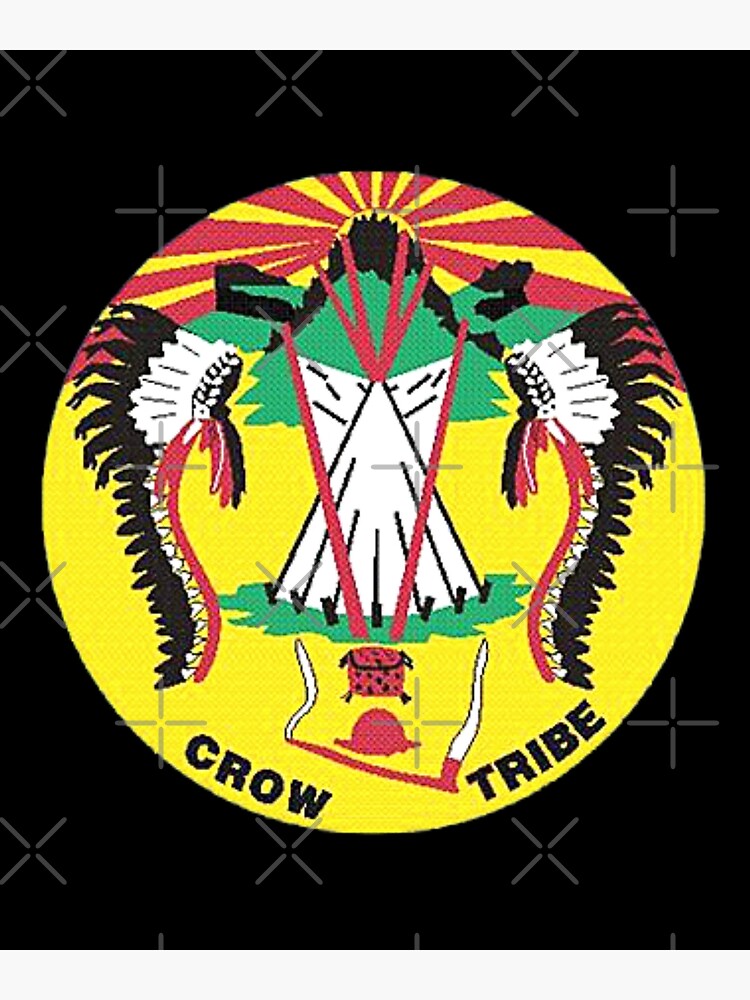 "crow nation flag retro" Poster for Sale by Original1977 Redbubble