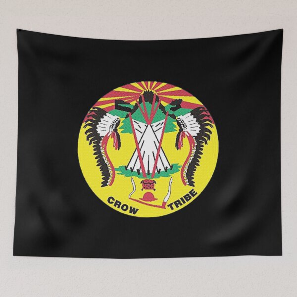 Item preview, crow nation flag retro designed and sold by Original1977.