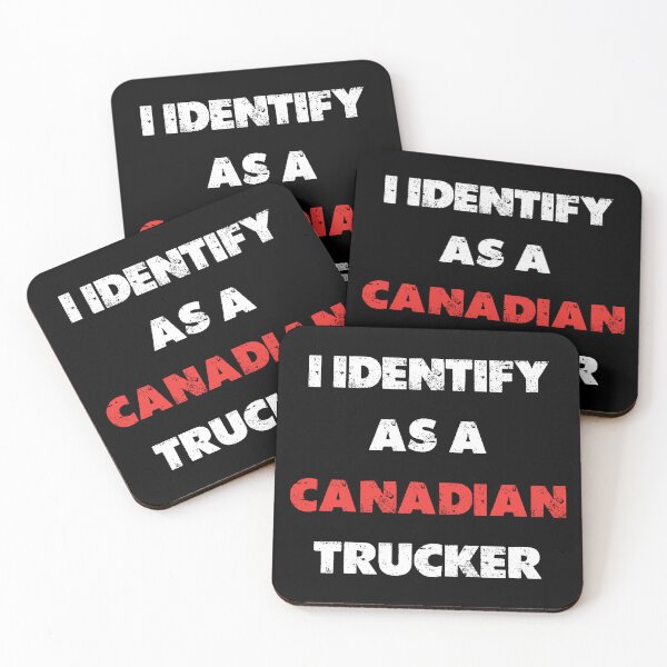 Item preview, I Identify As A Canadian Trucker Funny Freedom Convoy designed and sold by Desinger12.