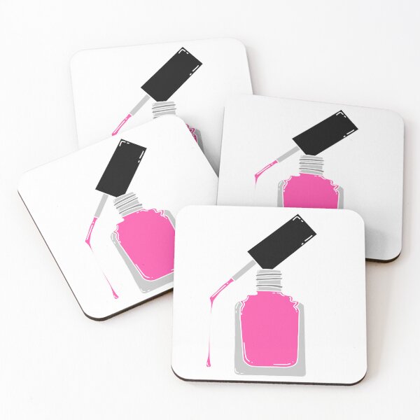 Item preview, Girly Pink Nail Polish designed and sold by PreppyPalace.
