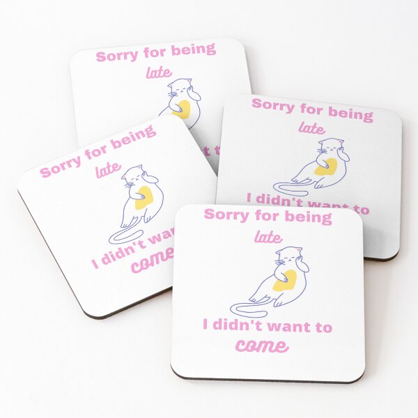 Item preview, Sorry for being late P designed and sold by Fungiftshop.