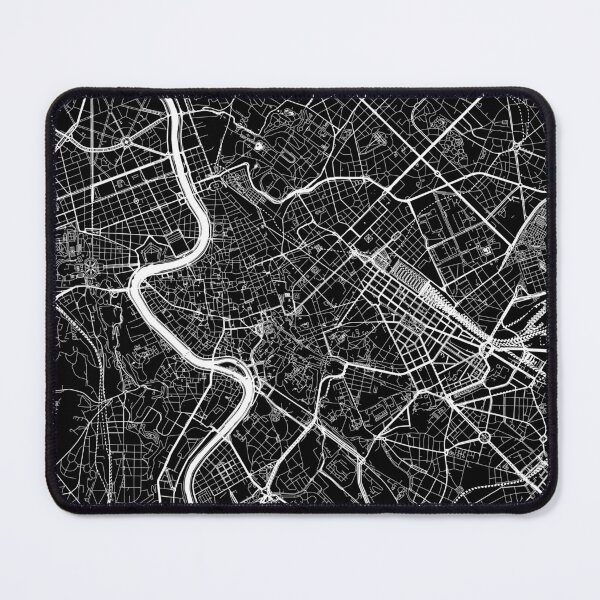 Item preview, Rome, Italy, City Map - Black designed and sold by helloadventure.