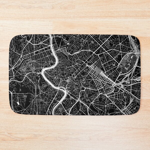 Item preview, Rome, Italy, City Map - Black designed and sold by helloadventure.