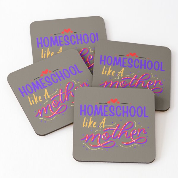 Item preview, funny quotes womens homeschool mama, Homeschool Like a Mother, Mom Gift    designed and sold by KindredRae.