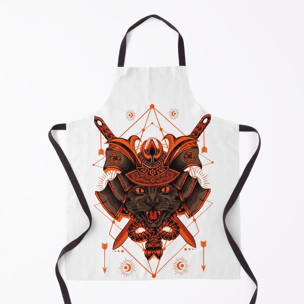 Item preview, samurai cat with red helmet samurai designed and sold by Scopestor.