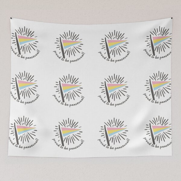 Item preview, Pansexual Pride Love Wins LGBT Flag designed and sold by StickerbashCo.