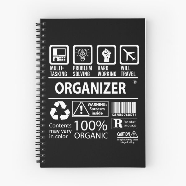 Item preview, Organizer T Shirt - MultiTasking Certified Job Gift Item Tee designed and sold by sabinacsnm.