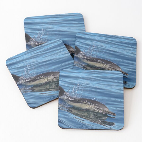 Item preview, Dolphin Surfing in Boat Wake Calm Waters designed and sold by Stephanie Laird.
