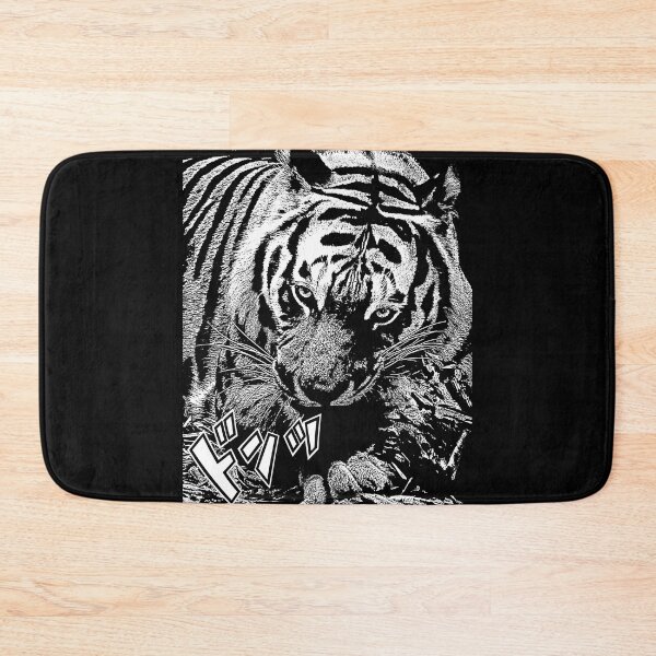 Item preview, Menacing Tiger Manga Anime Style designed and sold by TravelPostcardGems.