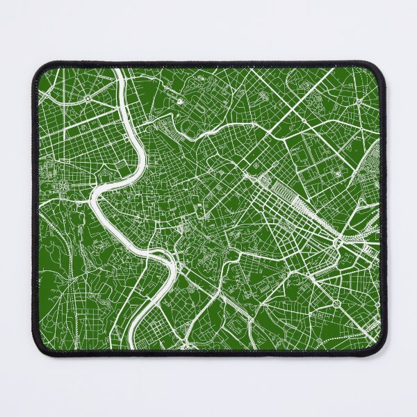 Item preview, Rome, Italy, City Map - Green designed and sold by helloadventure.