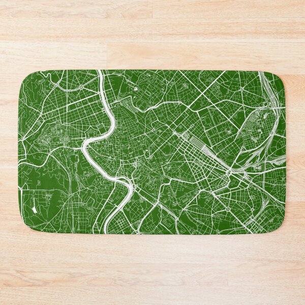 Item preview, Rome, Italy, City Map - Green designed and sold by helloadventure.