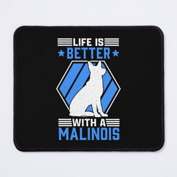 Item preview, Living with Malinois Belgian Shepherd Dog designed and sold by madgrfx.