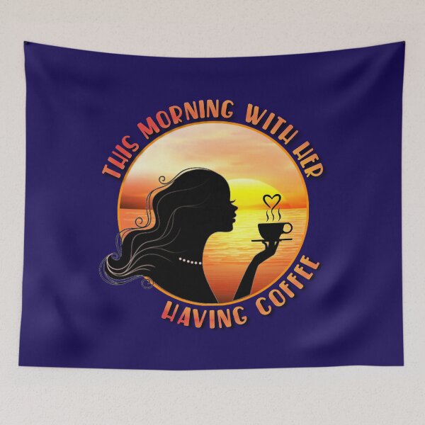Item preview,  This morning with her having coffee. designed and sold by Umiska.