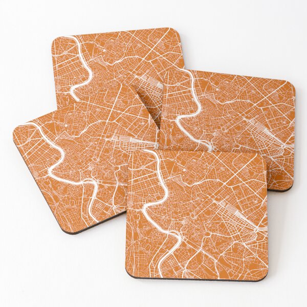 Item preview, Rome, Italy, City Map - Orange designed and sold by helloadventure.