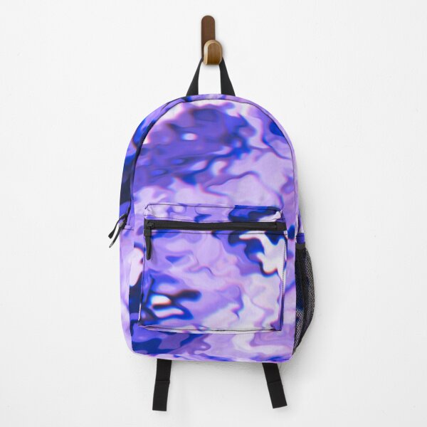 Item preview, Abstract Art Flowy Purple Shapes Painting Wavy Texture designed and sold by HopefulFlower.