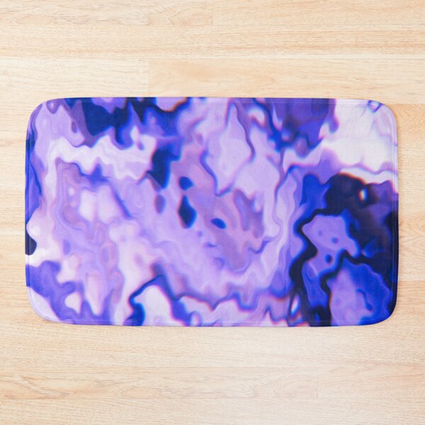 Item preview, Abstract Art Flowy Purple Shapes Painting Wavy Texture designed and sold by HopefulFlower.