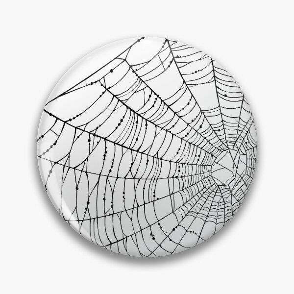 Item preview, Spider Web With Dew Drops, Black and White designed and sold by ArtPau.