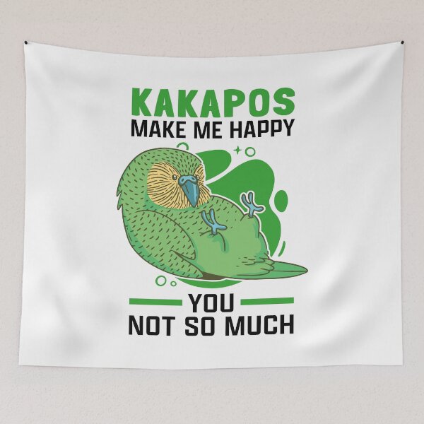Item preview, Kakapos make New Zealand Kakapo happy designed and sold by madgrfx.