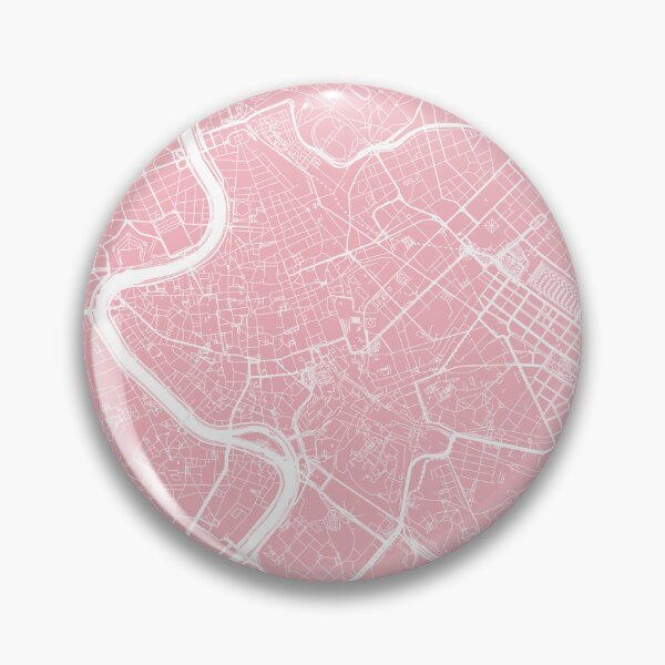 Item preview, Rome, Italy, City Map - Pink designed and sold by helloadventure.