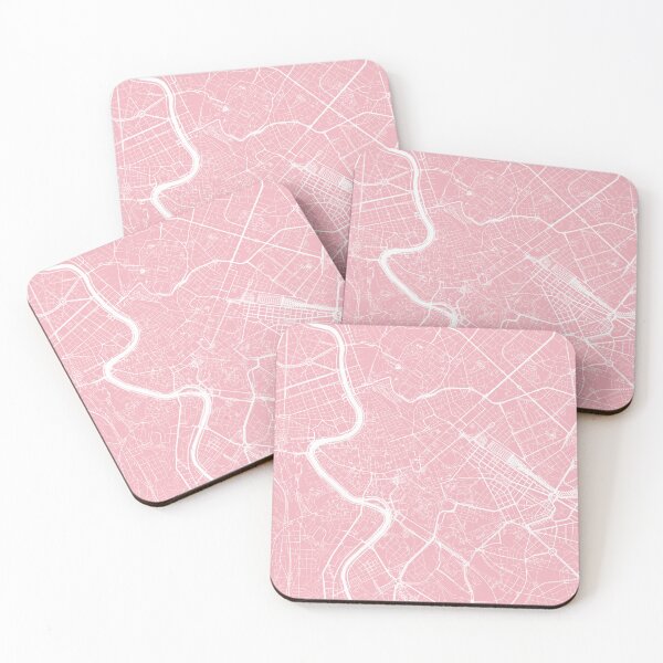 Item preview, Rome, Italy, City Map - Pink designed and sold by helloadventure.