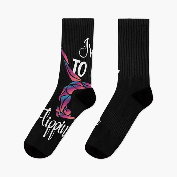 Item preview, I'm Here To Watch My Flippin Sister Funny Gymnast Cheer designed and sold by Dressed For  Duty.