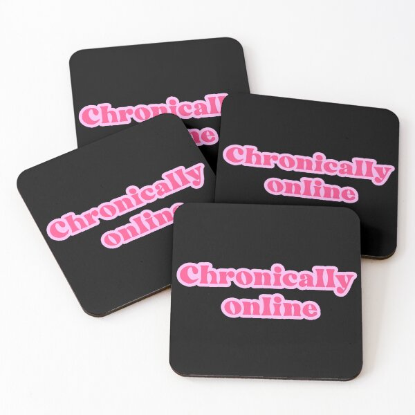Item preview, Chronically Online in Pink designed and sold by birchwoodgreen.