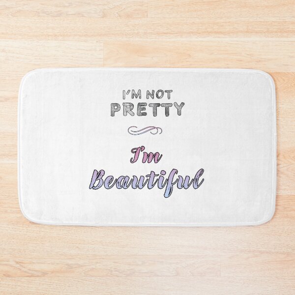 Item preview, I'm Not Pretty I'm Beautiful designed and sold by KTSubz Faith & Fun Designs.