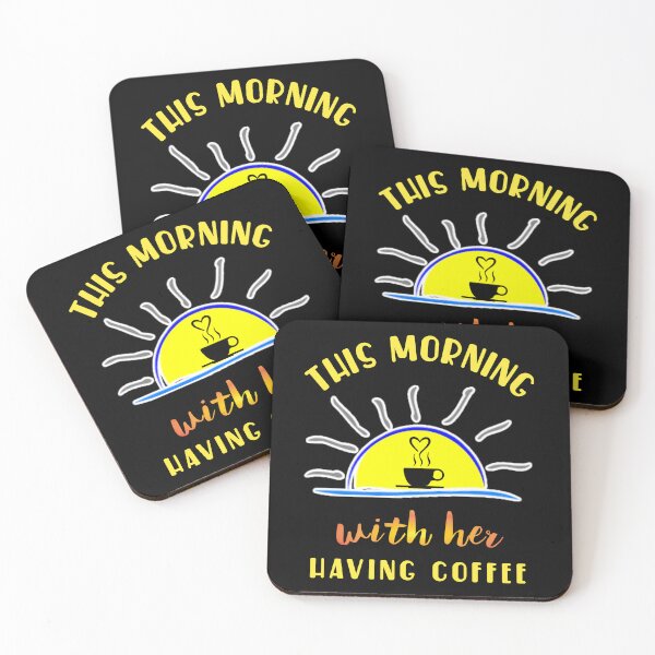 Item preview,  This morning with her having coffee. designed and sold by Umiska.