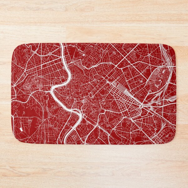 Item preview, Rome, Italy, City Map - Red designed and sold by helloadventure.