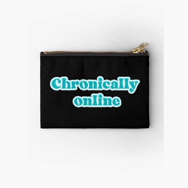 Item preview, Chronically Online in Blue designed and sold by birchwoodgreen.