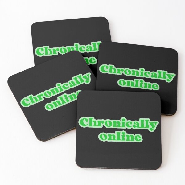 Item preview, Chronically Online in Green designed and sold by birchwoodgreen.