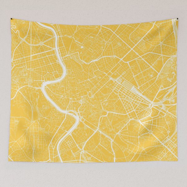 Item preview, Rome, Italy, City Map - Yellow designed and sold by helloadventure.