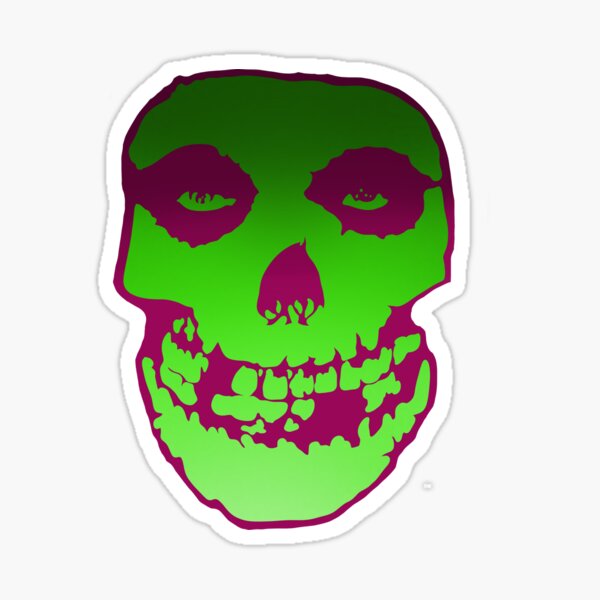 Skull and Bones Vinyl Sticker, Horror Punk Decal, Psychobilly Rockabilly  Sticker, Lowbrow Art, Laptop Decal, Halloween Stickers