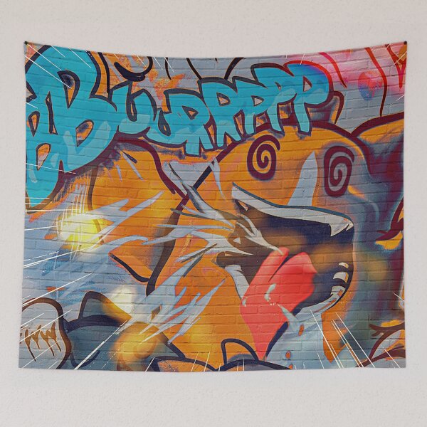 Item preview, Graffiti Street Art with Cat Burping Soda Pop designed and sold by RyanCaudell.