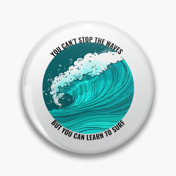 Item preview, Funny Surfing You Can'T Stop The Waves But You Can Learn To Surf designed and sold by Outdoorsy World.