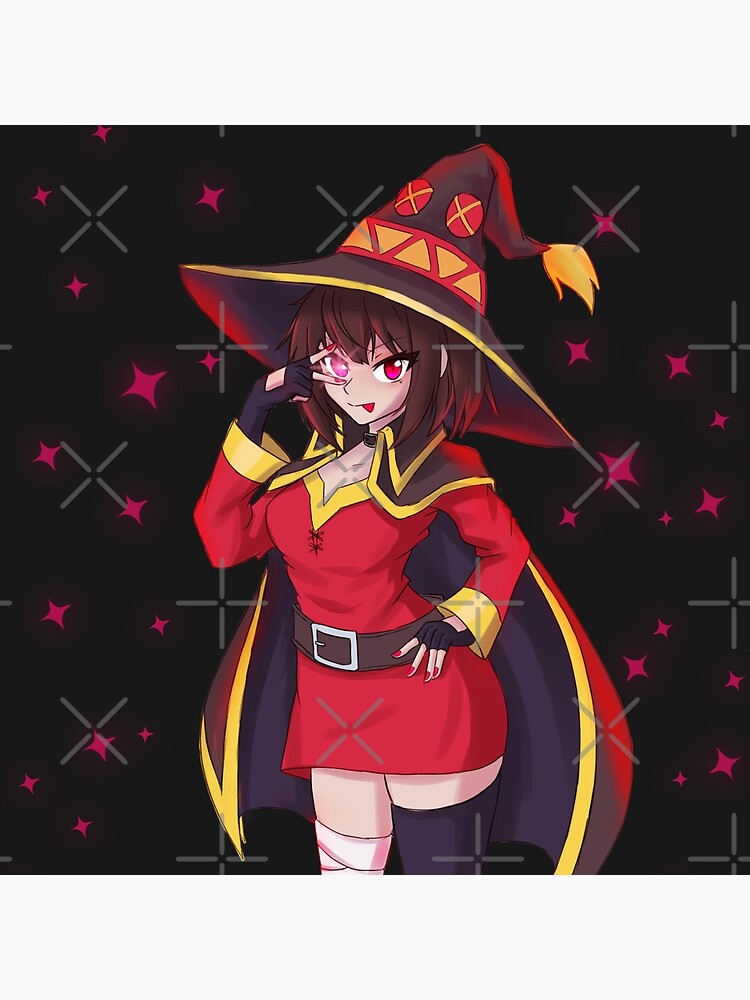 Kazuma and Megumin' Poster, picture, metal print, paint by Megumin The  Crimson Demon