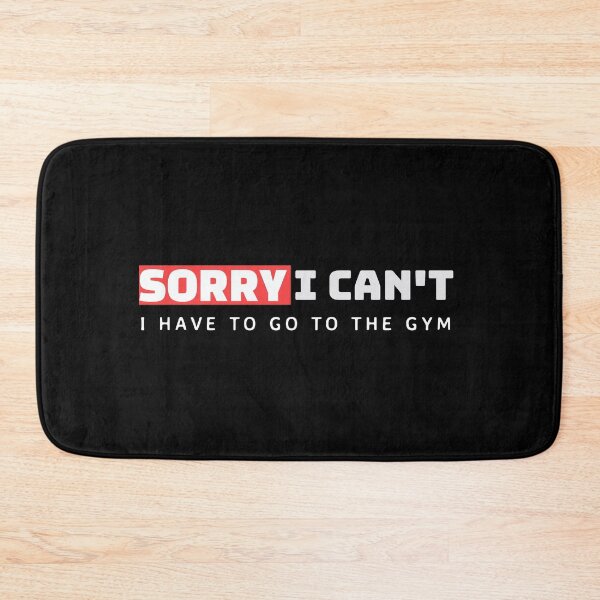 Item preview, SORRY I CAN'T I HAVE TO GO TO THE GYM. FUNNY MOTIVATTIONAL GYM T-SHIRT QUOTE designed and sold by SuccessfulVibes.