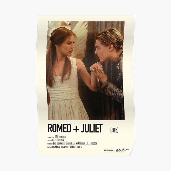 romeo + juliet movie poster 1996 Poster