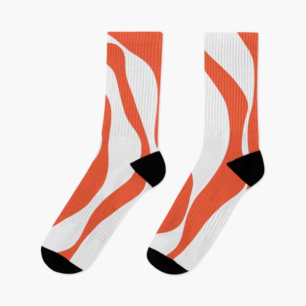 Item preview, Ebb and Flow 4 - Orange and White designed and sold by LAEC-Shop.