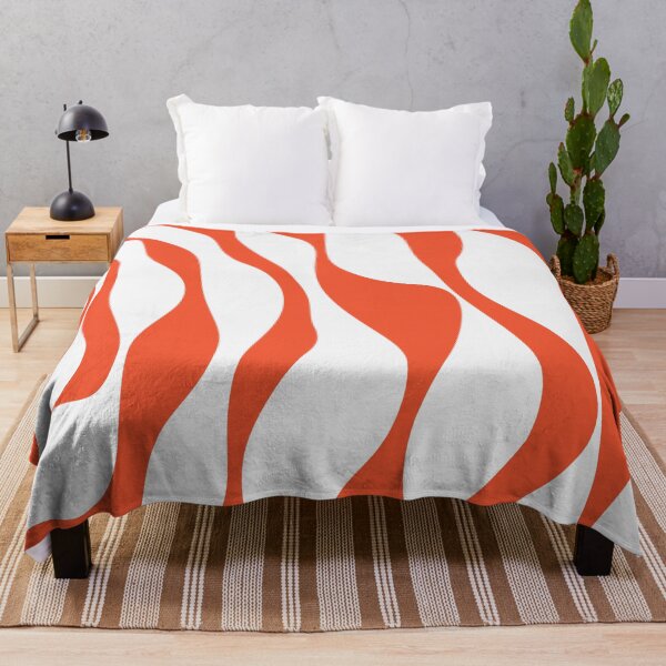 Item preview, Ebb and Flow 4 - Orange and White designed and sold by LAEC-Shop.