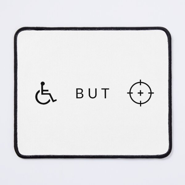 Item preview, Disabled but Deadly Minimalist Design designed and sold by YogaZesty.