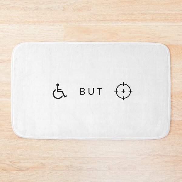 Item preview, Disabled but Deadly Minimalist Design designed and sold by YogaZesty.
