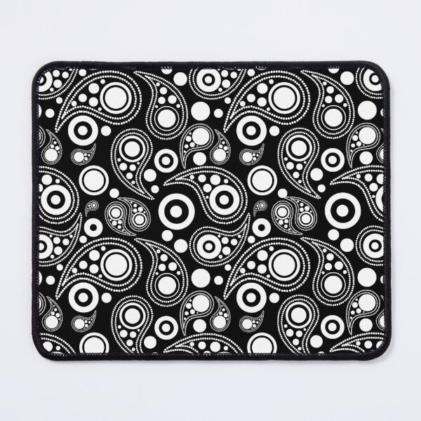 Item preview, White on black  mod target paisley style designed and sold by Auslandesign.