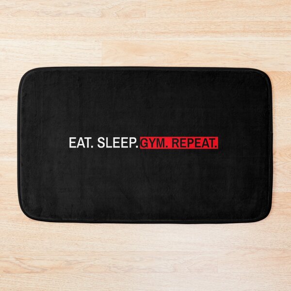 Item preview, EAT. SLEEP. GYM. REPEAT. MOTIVATIONAL GYM SAYING T-SHIRT designed and sold by SuccessfulVibes.