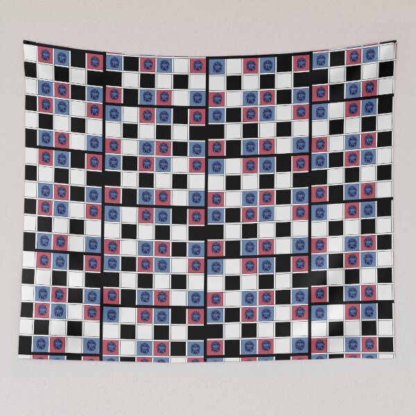 Item preview, Colorful lion grid design designed and sold by Martapp.